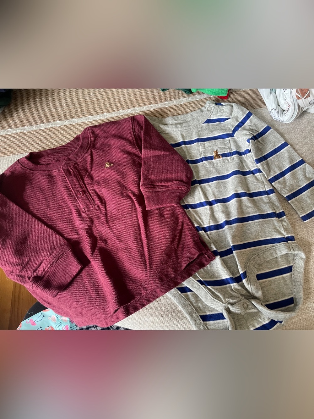 Gap bodysuit and long sleeve shirt 6-12 months